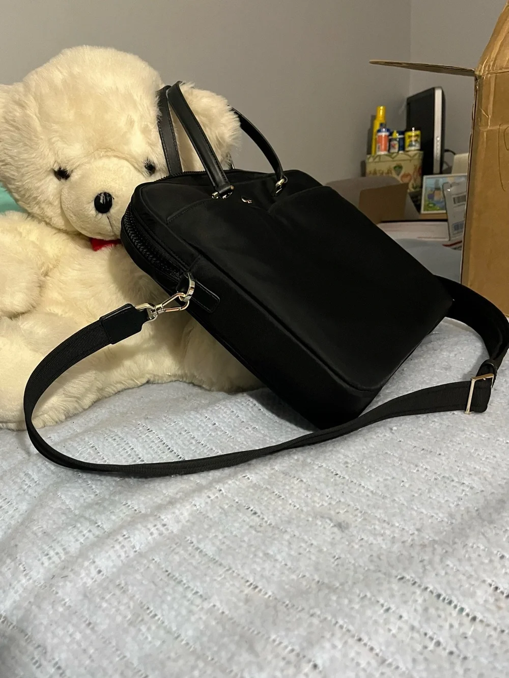 kate spade Black Laptop Bag with Shoulder Strap